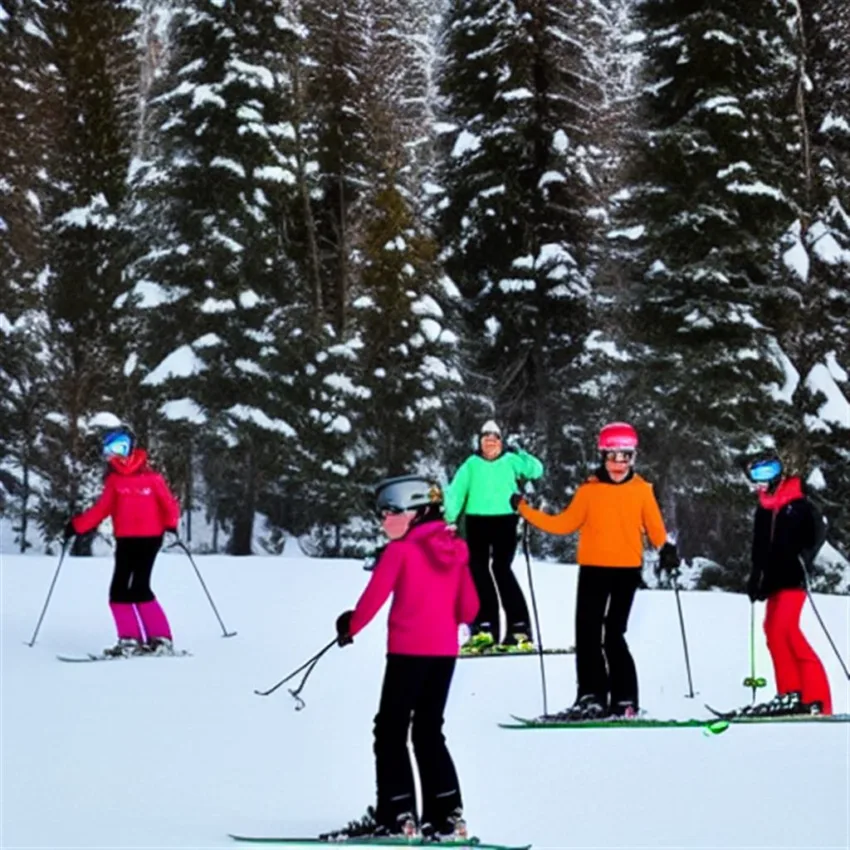 Nauka jazdy na nartach z instruktorami i grupami narciarskimi